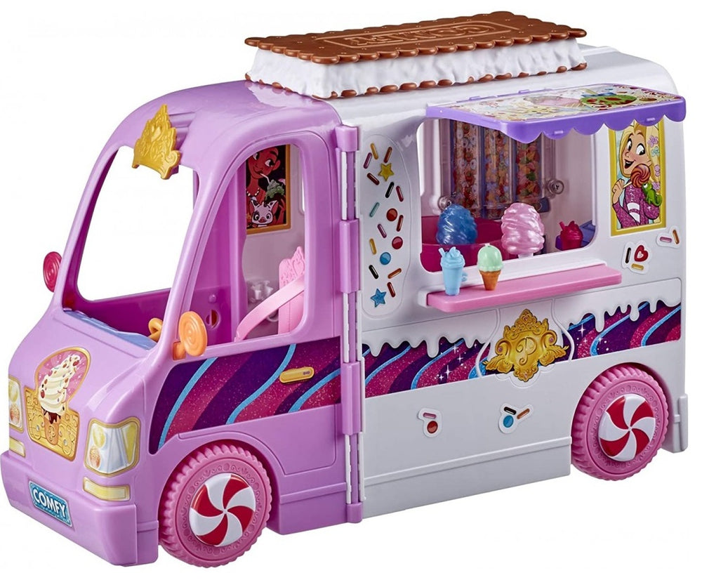 ديزني برنسس سيارة الآيس كريم مع الملحقات اكسسوارت الدمى Disney