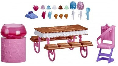 ديزني برنسس سيارة الآيس كريم مع الملحقات اكسسوارت الدمى Disney