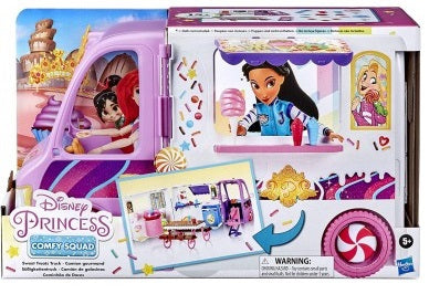ديزني برنسس سيارة الآيس كريم مع الملحقات اكسسوارت الدمى Disney