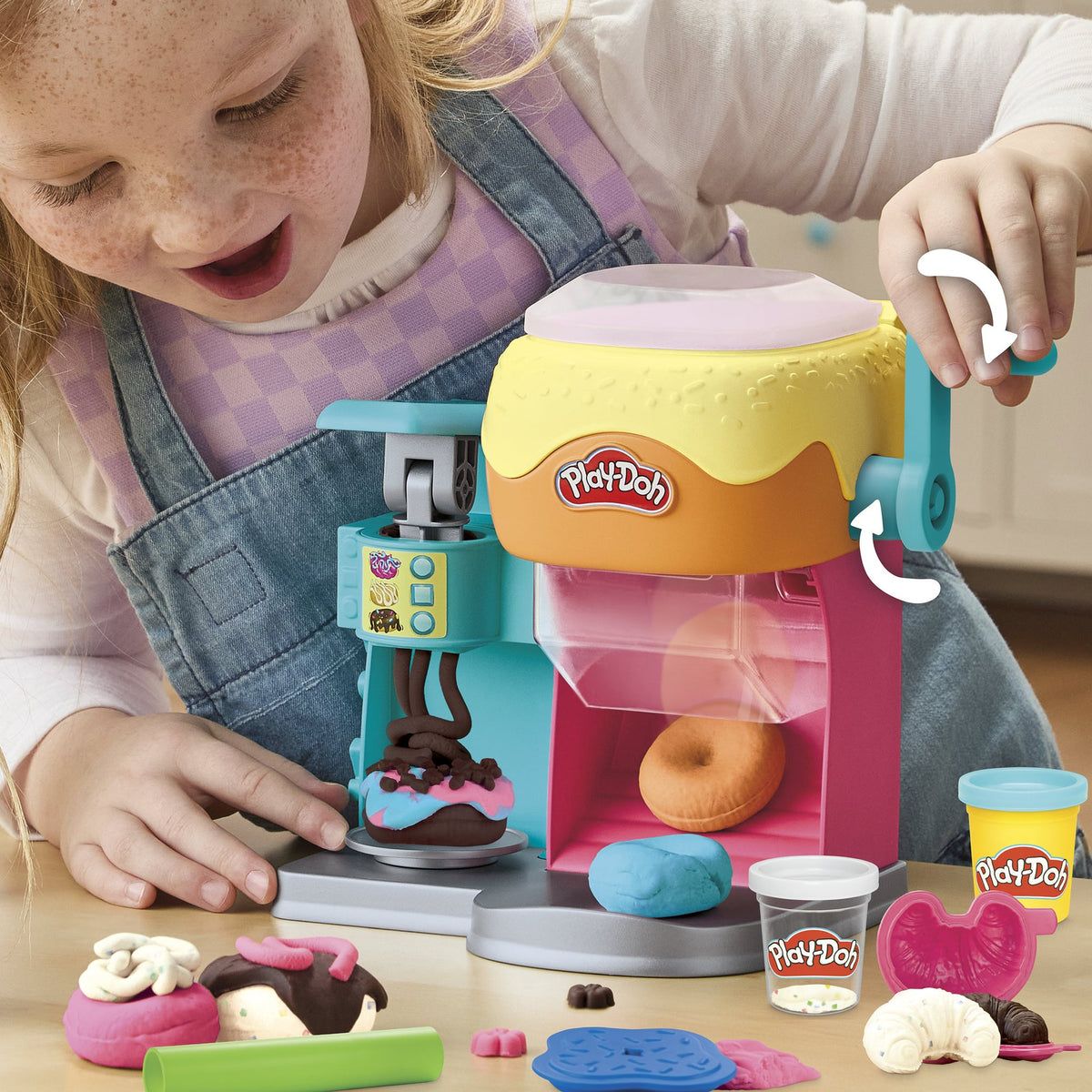بلاي دوه آلة صنع الدونات بالصلصال الصلصال والمعجون Play-Doh