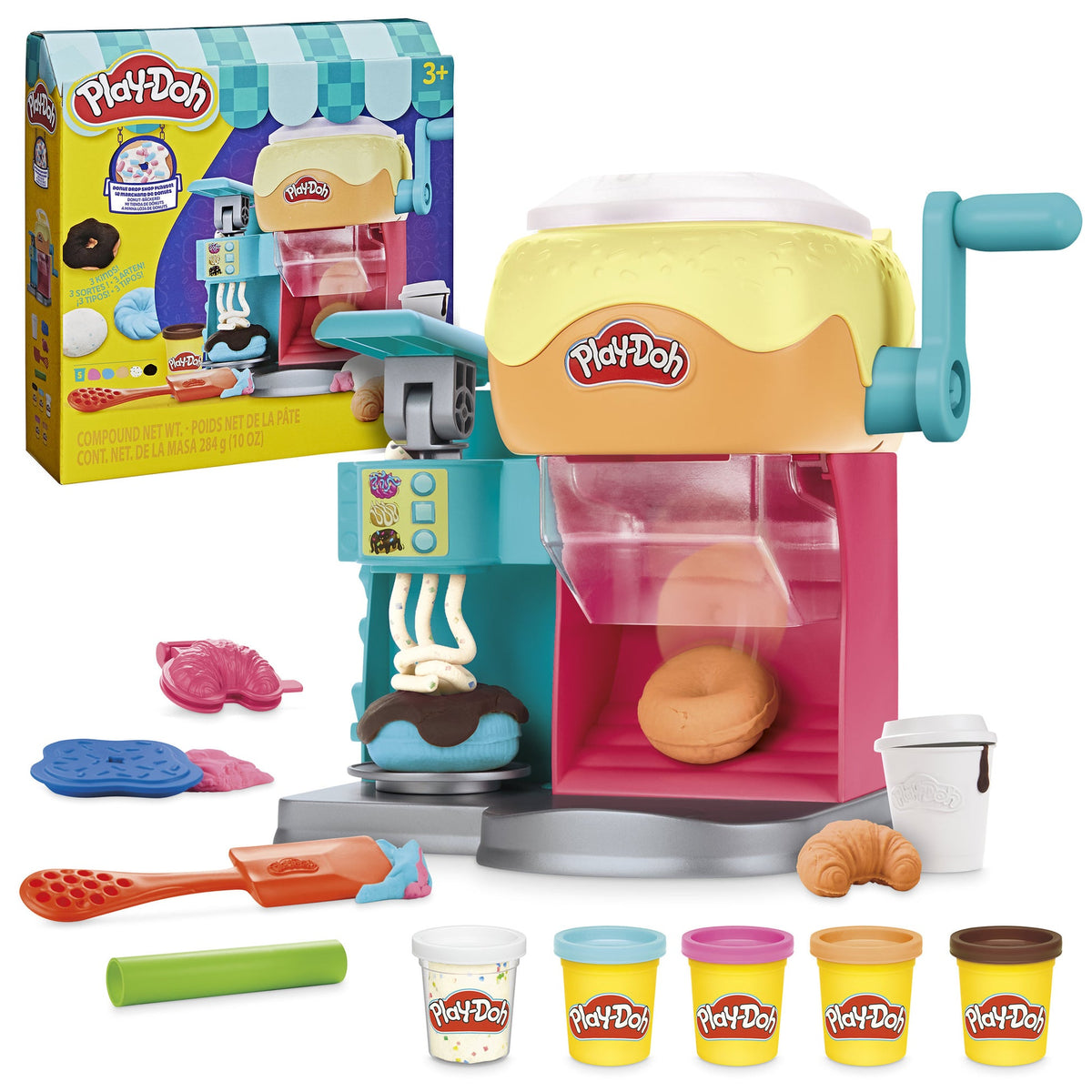 بلاي دوه آلة صنع الدونات بالصلصال الصلصال والمعجون Play-Doh