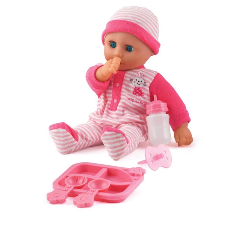 دولز وورلد دمية طفل تيلي مع أصوات وإكسسوارات 30 سم دمى المواليد Dolls World