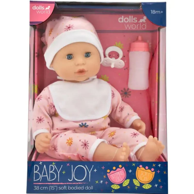 دولز وورلد بيبي جوي 38 سم دمى المواليد Dolls World