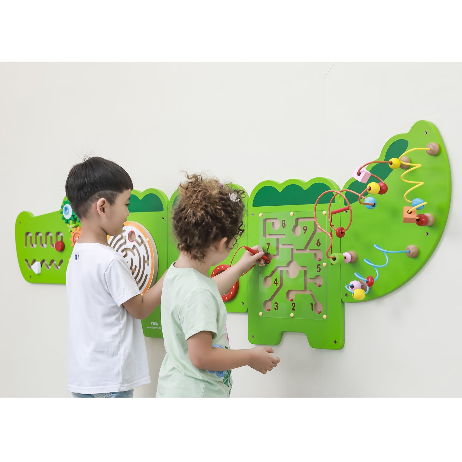 فيجا لعبة حائط تمساح مواليد تفاعلي VIGA
