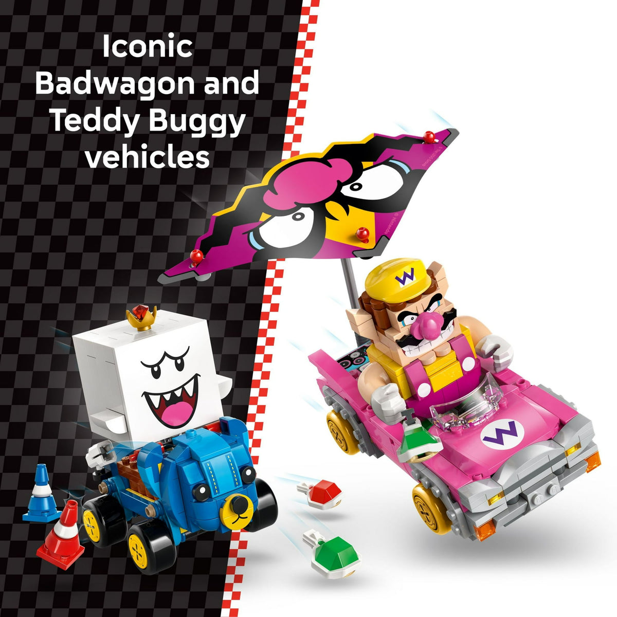 ليجو 72038 سوبر ماريو كارت واريو كينج بو مكعبات التركيب LEGO