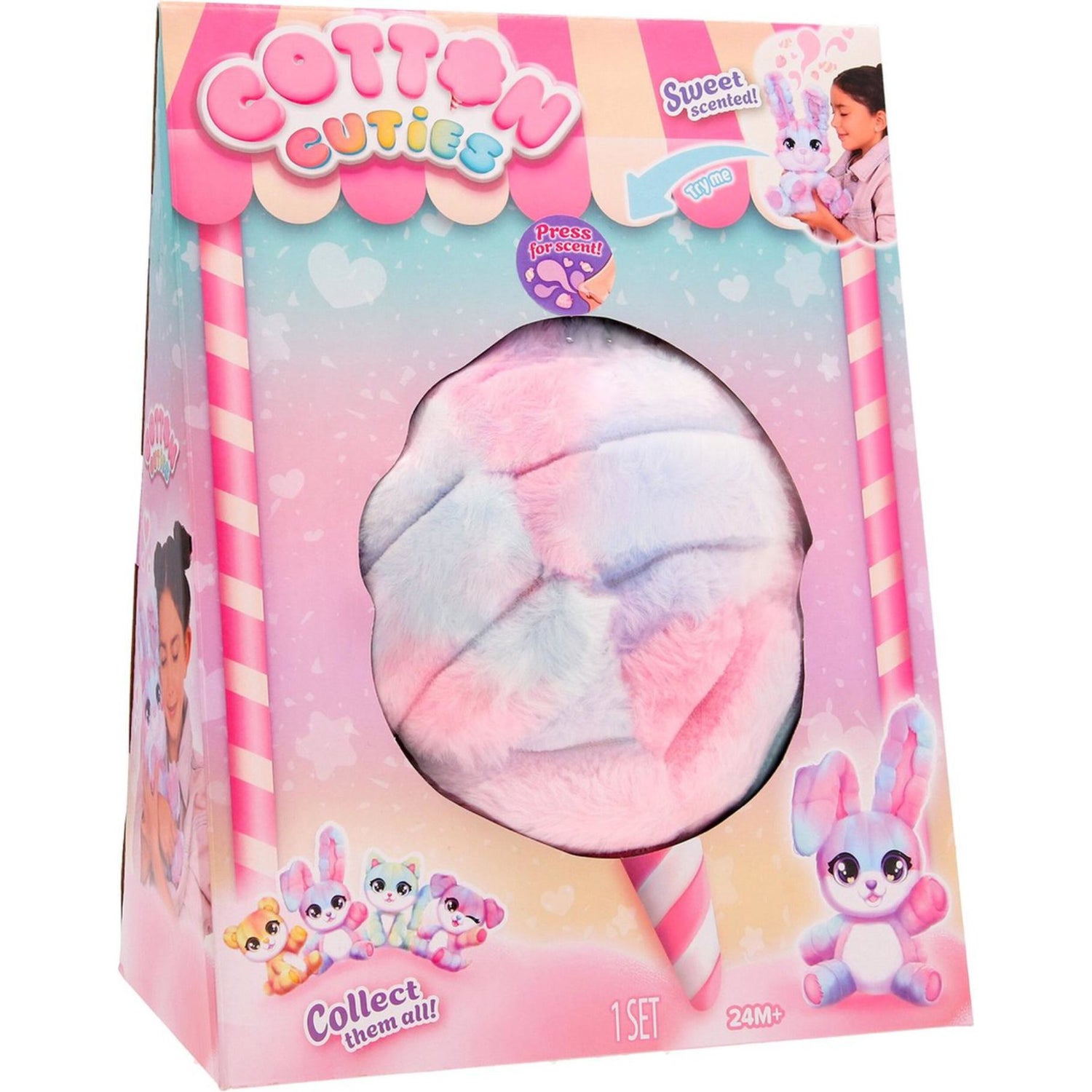 قطن كيوتيز أرنب ناعم 30سم الالعاب القطنية Cotton Cuties