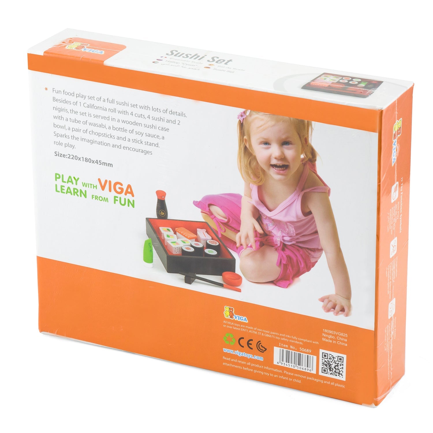 فيجا طقم سوشي خشبي ألعاب المطابخ VIGA