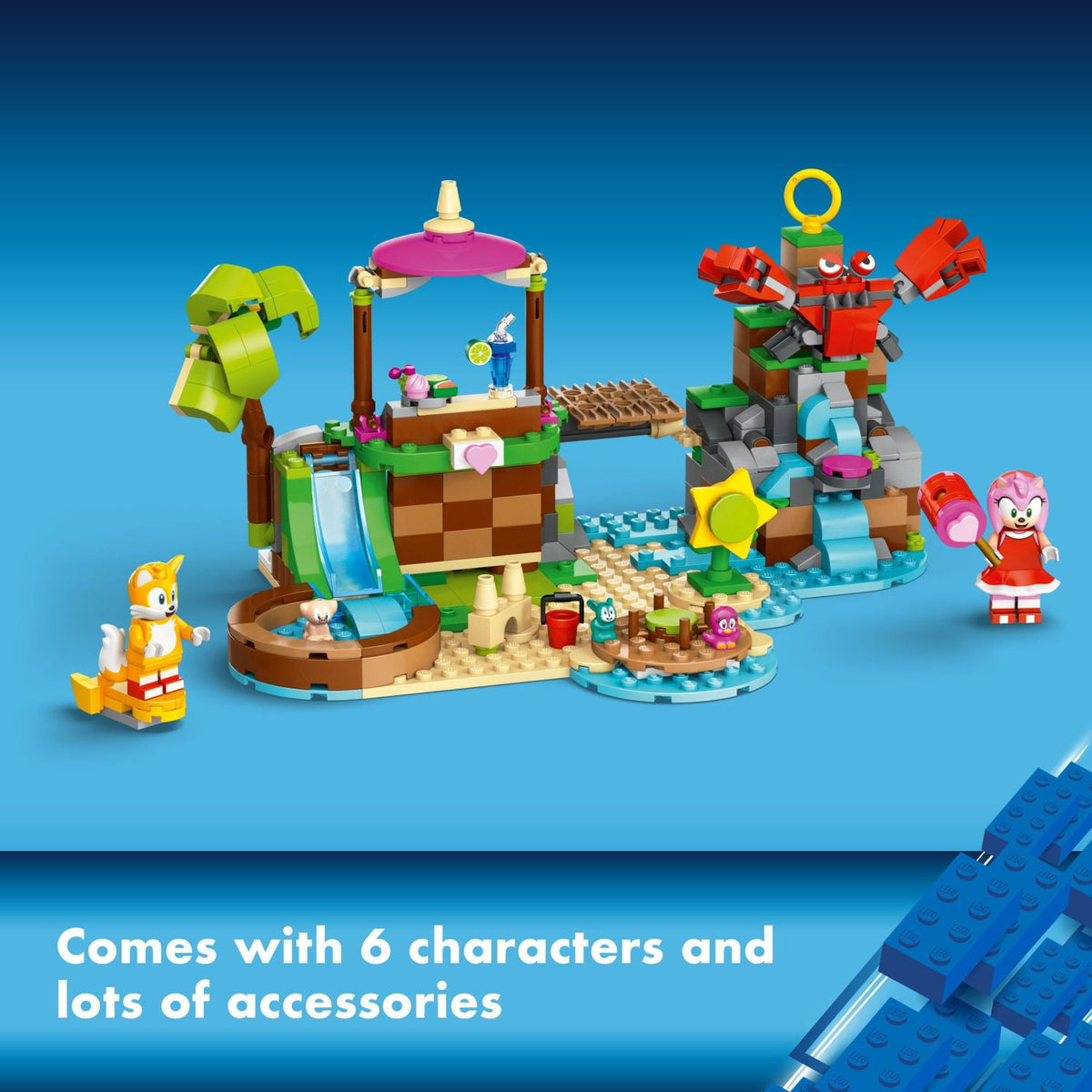 ليجو 76992 سونيك جزيرة إنقاذ الحيوانات مكعبات التركيب LEGO