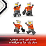 ليجو 60443 سيتي محطة خدمة سيارة السباق مكعبات التركيب LEGO
