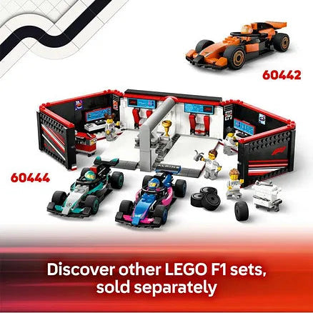ليجو 60443 سيتي محطة خدمة سيارة السباق مكعبات التركيب LEGO