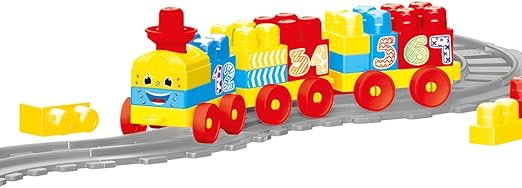 دولو مكعبات قطار 58 قطعة مكعبات المغناطيس Dolu