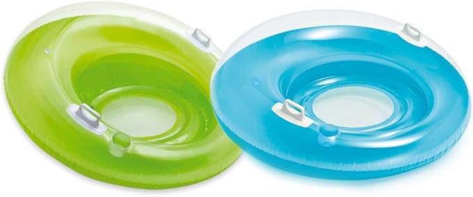 انتكس كراسي سباحة 119 سم الوان متنوعه عوامات ومراتب Intex