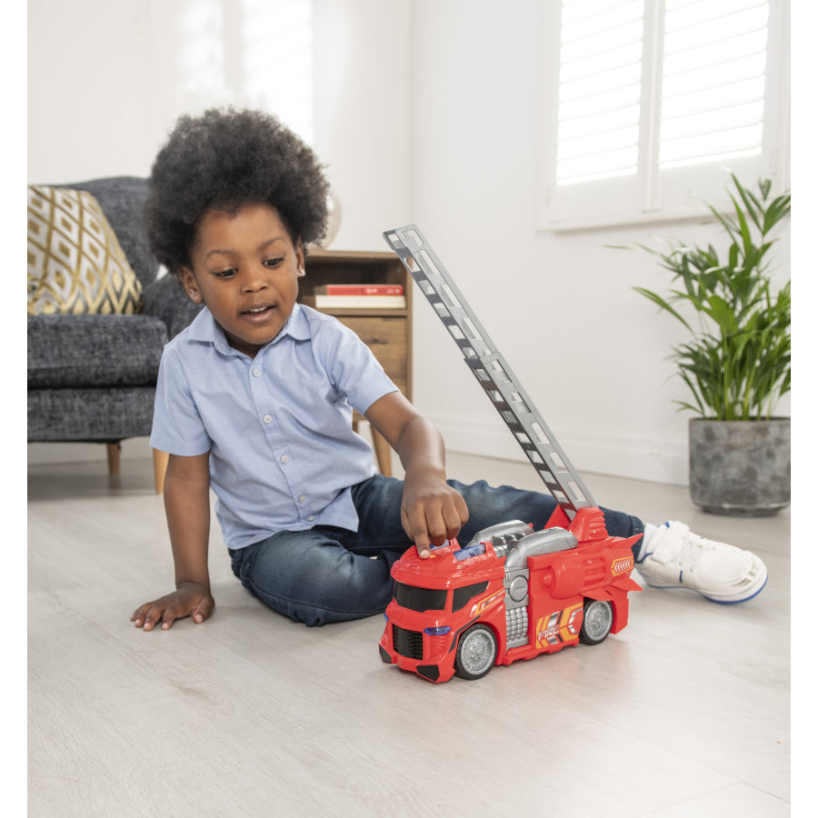 تيمسترز شاحنة الاطفاء مع أصوات المركبات المتنوعه Teamsterz