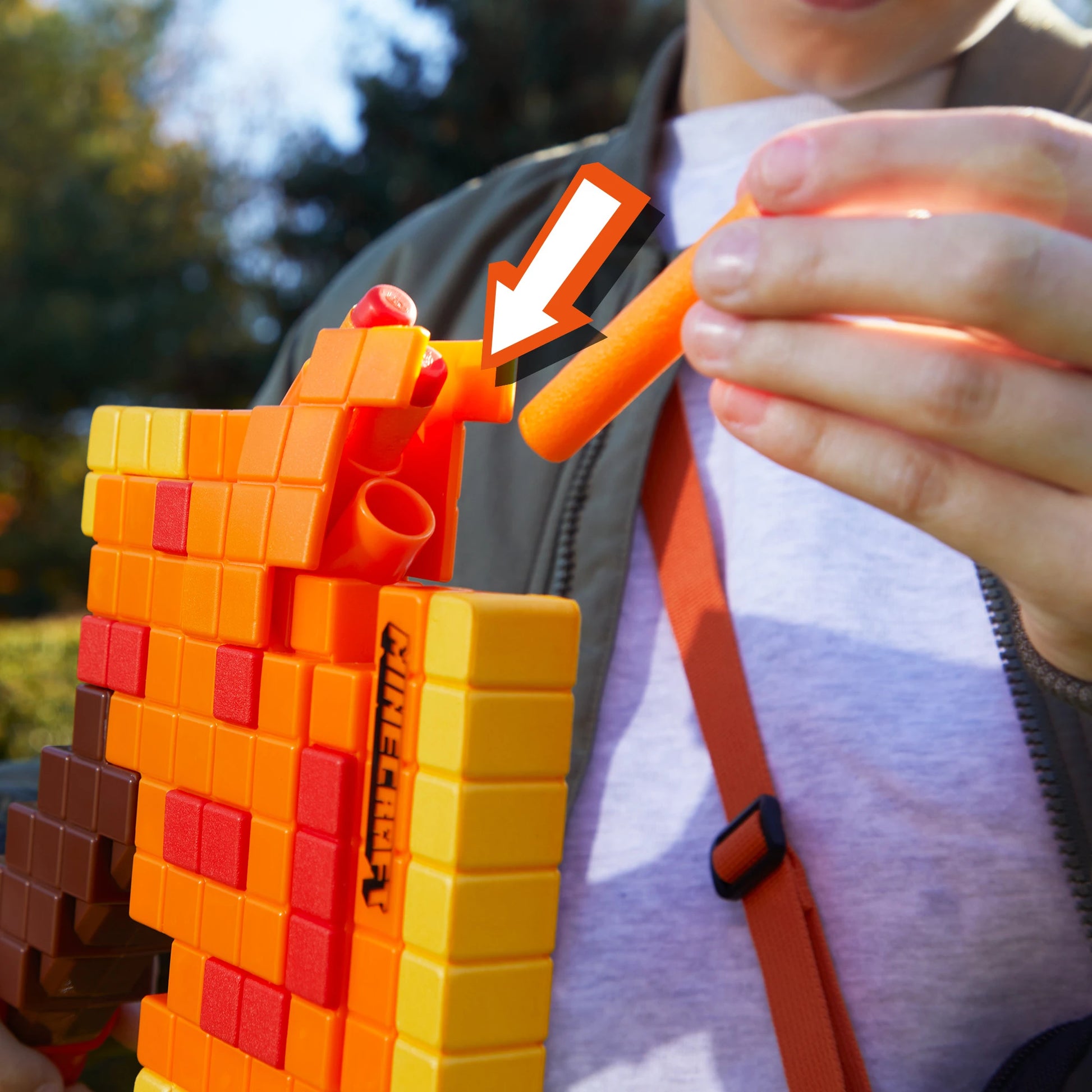 نيرف قاذف سهام فاير براند ماين كرافت مسدسات مطاطية Nerf