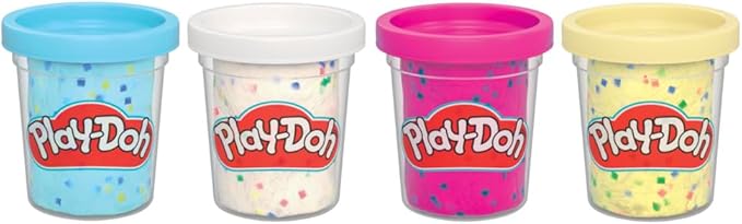 بلاي دوه صلصال القصاصات الورقية 4 قطع الصلصال والمعجون Play-Doh