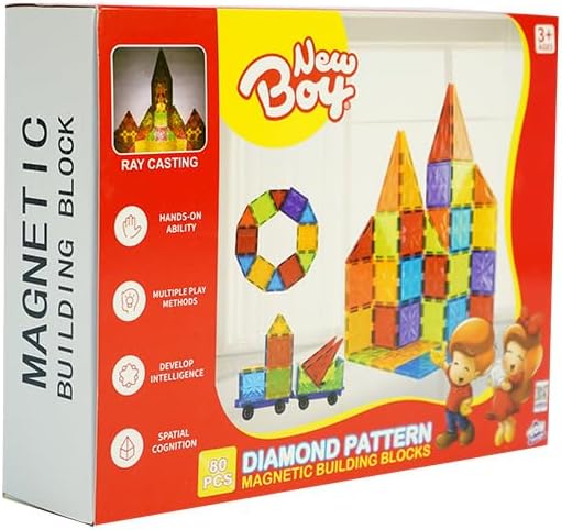 نيوبوي المكعبات المغناطيسية 80 قطعة مكعبات المغناطيس NewBoy