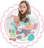 بيبي حبيبي طقم حوض استحمام مع دمية دمى المواليد Baby Habibi