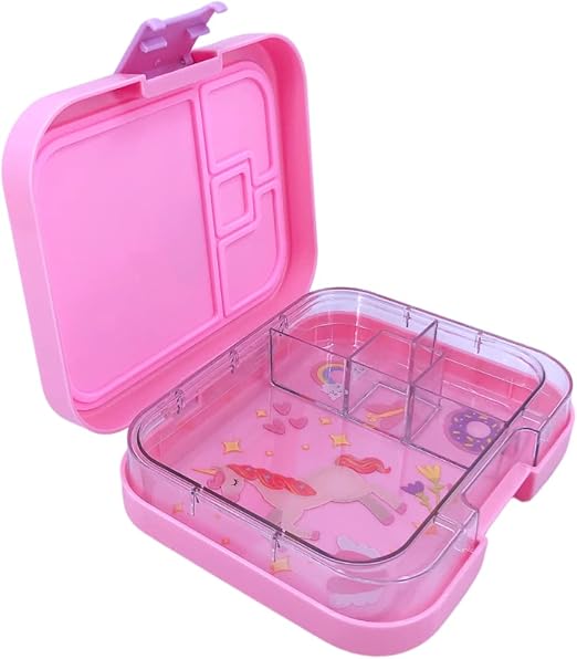 تايني ويل صندوق بينتو يونيكورن 4 اقسام أدوات مدرسية Tiny Wheel