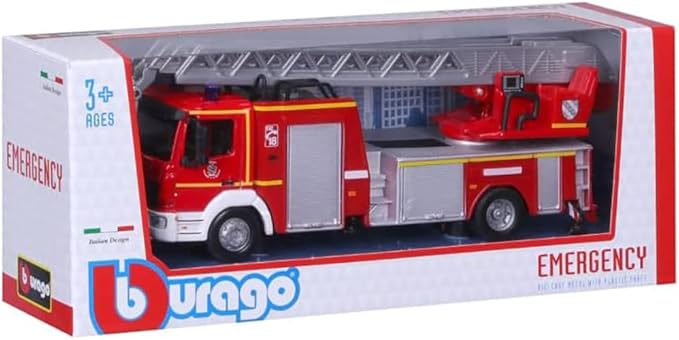 بي بوراجو سيارة اطفاء بسلم مرسيدس بنز مركبات الأطفال Bburago