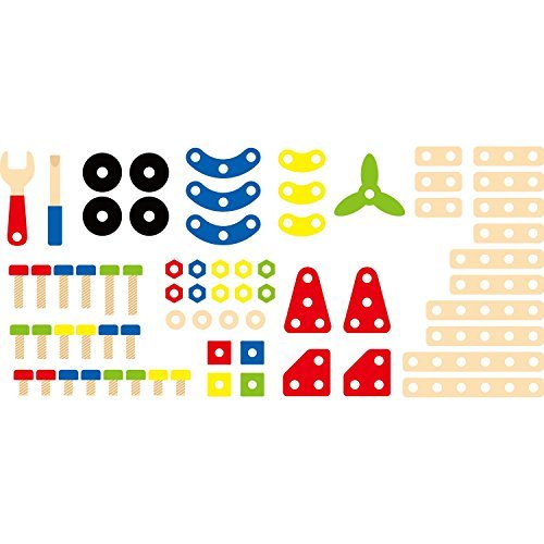 فيجا مجموعة مكعبات البناء 68 قطعة مكعبات التركيب VIGA