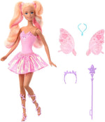 باربي دمية الجنية متغيرة اللون دمية مع اكسسوارات Barbie