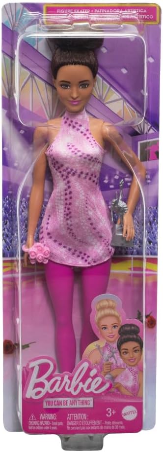 باربي دمية متزلجة الجليد دمية مع اكسسوارات Barbie