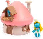 السنافر لعبة بيت السنافر مع شخصية الوان متنوعة شخصيات كرتونية The Smurfs