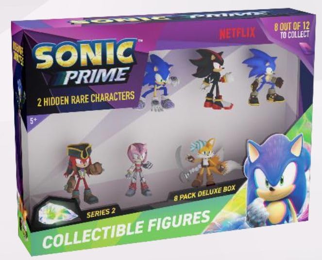 سونيك مجسم شخصيات 8 قطع شخصيات كرتونية Sonic