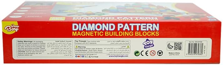 نيوبوي مكعبات بناء مغناطيسية 100 قطعة مكعبات التركيب NewBoy
