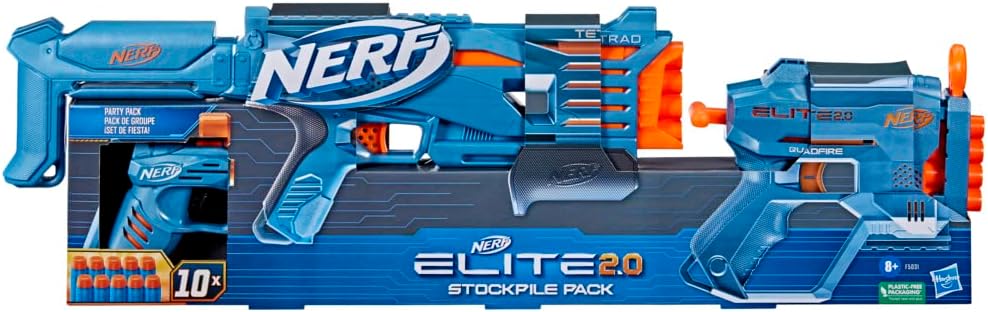 نيرف لعبة مسدس اليت 2.0 مع 10 اسهم مسدسات مطاطية Nerf