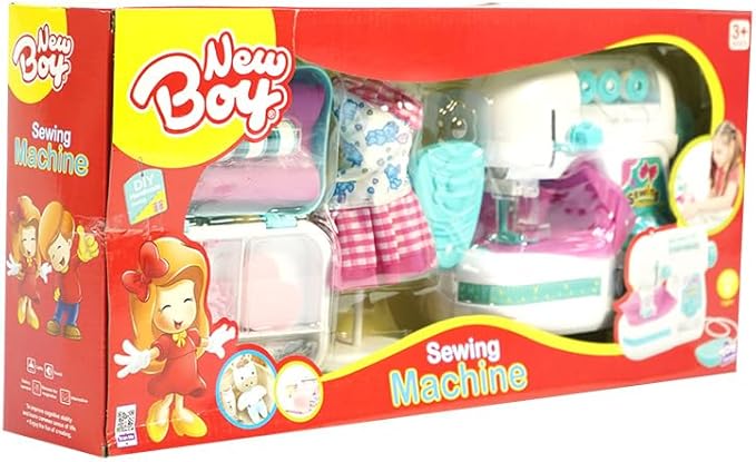 نيوبوي لعبة ماكينة خياطة 21 قطعة الخرز والاكسسوارات NewBoy