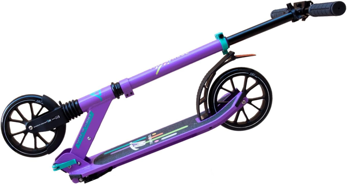 تايني ويل سكوتر بنفسجي عجلاتين قابل للطي سكوتر عجلتين Tiny Wheel