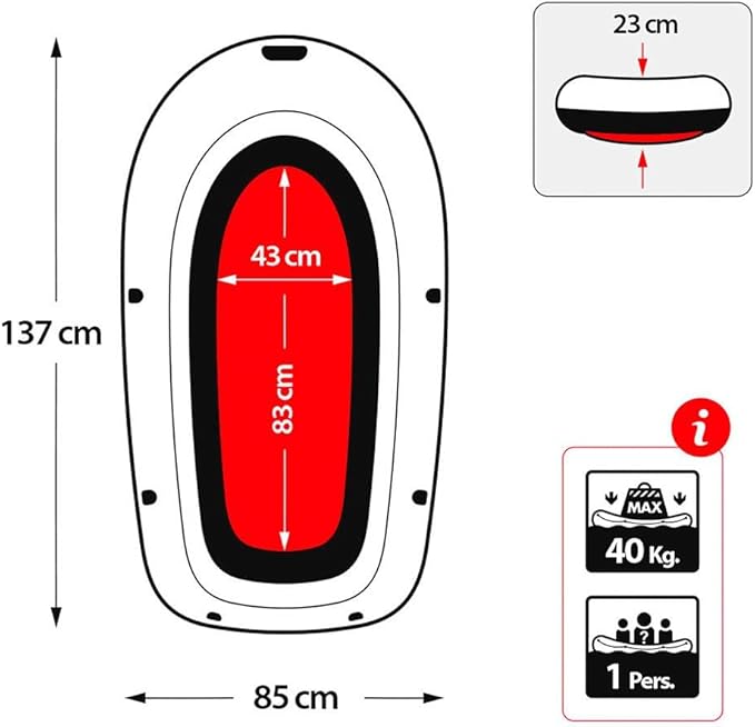 انتكس قارب إكسبلورر برو 50 عوامات ومراتب Intex