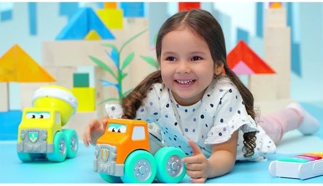 بي بي جونيور شاحنة خلط اسمنت مع اسطوانة مركبات الأطفال BB Junior