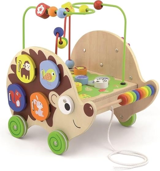 فيجا لعبة القنفذ القابلة للسحب 4 في 1 مواليد تفاعلي VIGA