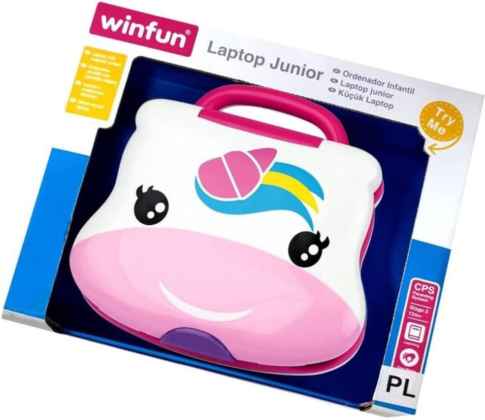 وين فن لاب توب جونيور يونيكورن مواليد تفاعلي WinFun