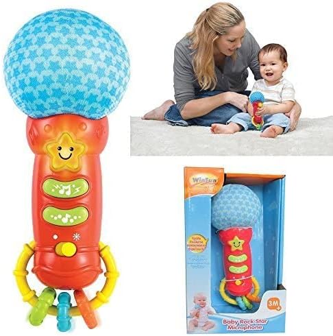 وين فن ميكروفون روك ستار للاطفال مواليد تفاعلي WinFun