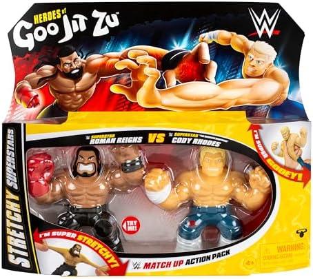 هيروز اوف جو جيت زو رومان رينز ضد كودي رودس التمدد والضغط Heroes of Goo Jit Zu