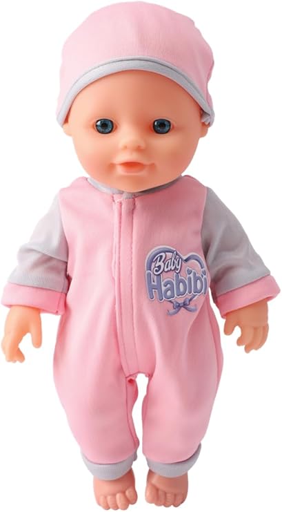 بيبي حبيبي دمية الاطفال مع كرسي هزاز دمى المواليد Baby Habibi
