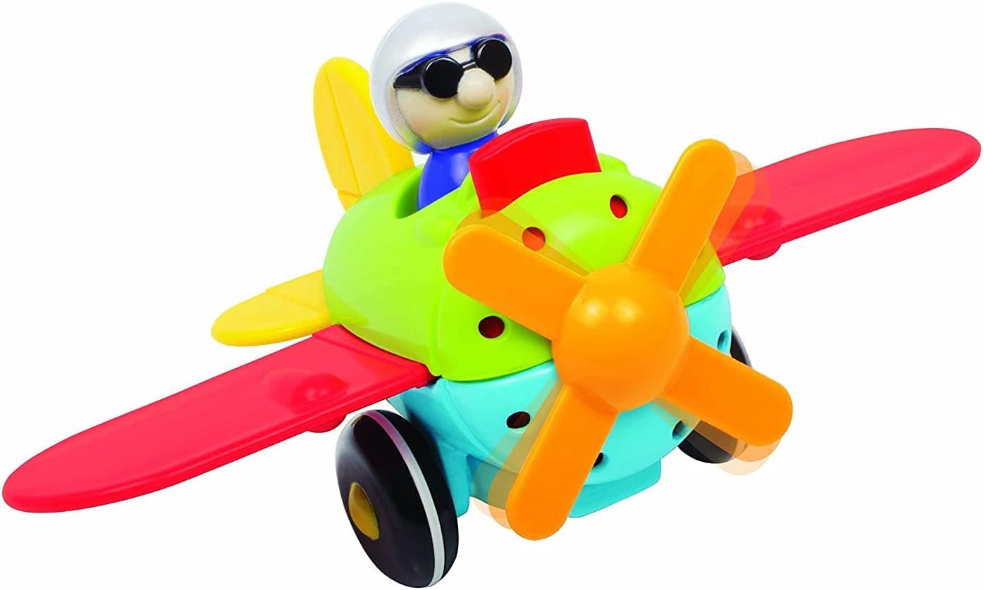 لعبة بناء ولعب بتصميم طائرة مواليد تفاعلي GIGGLES