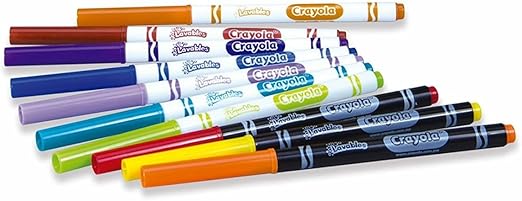 كرايولا أقلام تلوين قابلة للغسل سوبر رسم و تلوين Crayola