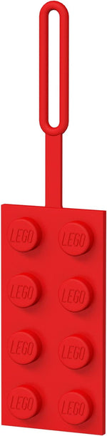 ليجو سلسلة مفاتيح مضيئة 8 سم حمراء مكعبات التركيب LEGO