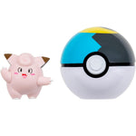 بوكيمون كليفيري مجسم مع كرة بوكيمون مجسمات الشخصيات Pokemon