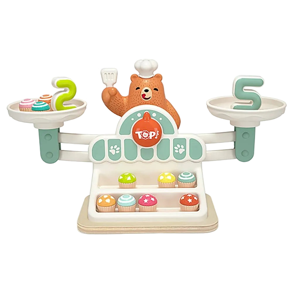 توب برايت موازنة الدب الطاهي لتعليم الأطفال مواليد تفاعلي Top Bright