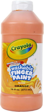 كرايولا طلاء إصبع قابل للغسل برتقالي رسم و تلوين Crayola