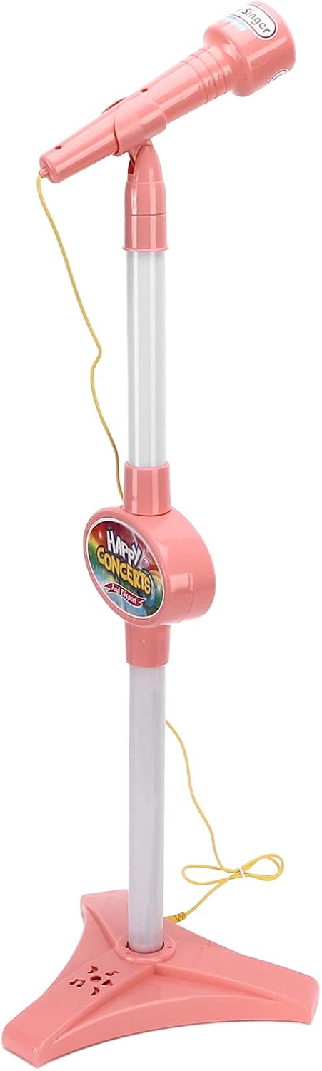 لعبة مايكروفون وردي مع حامل تقمص الأدوار LOCAL