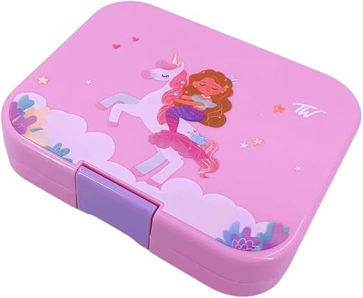 تايني ويل صندوق بينتو يونيكورن 4 اقسام أدوات مدرسية Tiny Wheel