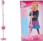 سيمبا ميكروفون مع حامل وردي تقمص الأدوار simba