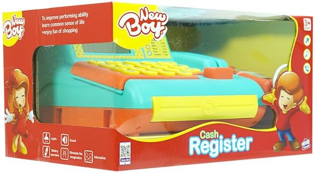 نيوبوي لعبة ماكينة تسجيل المدفوعات النقدية التسوق والوظائف NewBoy