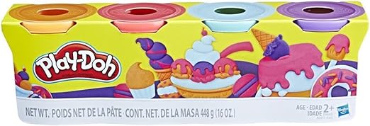 بلاي دوه عجينة صلصال 4 قطع الصلصال والمعجون Play-Doh